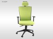 Scaun de birou rotativ, ergonomic, pivotant, negru HG-0004F