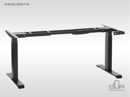 Cadru metalic birou reglabil pe înălțime electric, 2 motoare SHB320-D650-F/B