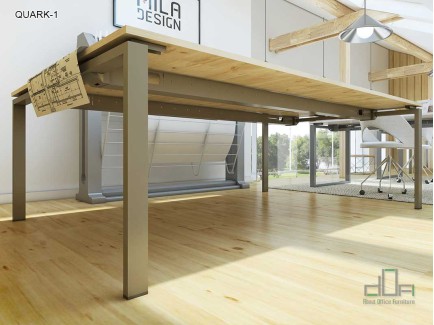 Birou operational QUARK-1 picioare metalice 1200x600mm