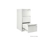 Dulap metalic 3 sertare XD-001-3D