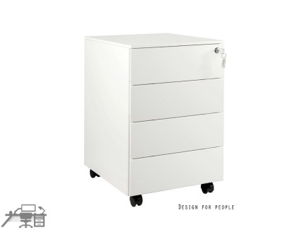 Casetiera metalica-Rollbox 4 sertare, cu role, XD-040-4