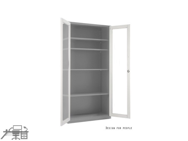 Dulap metalic 1 compartiment, vertical, fronturi din sticla, XD-027