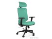 Scaun ergonomic operational HIT PIELE ECO FN021H-3-BST
