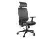 Scaun ergonomic operational HIT PIELE ECO FN021H-3-BST
