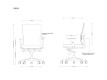 Scaun ergonomic operațional LINK GS021H